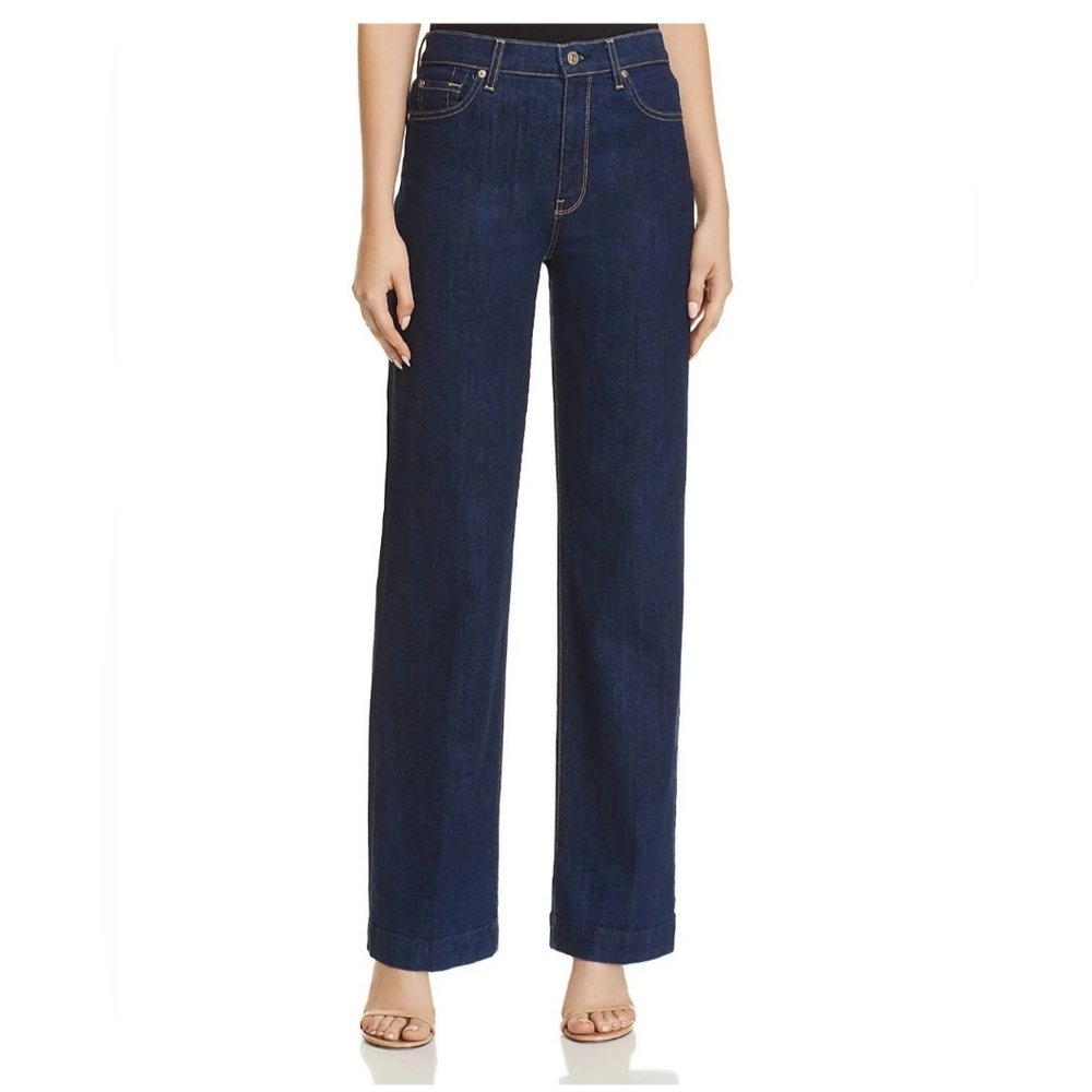 7 For All Mankind Alexa Trouser Jean Avant Rinse Size 31